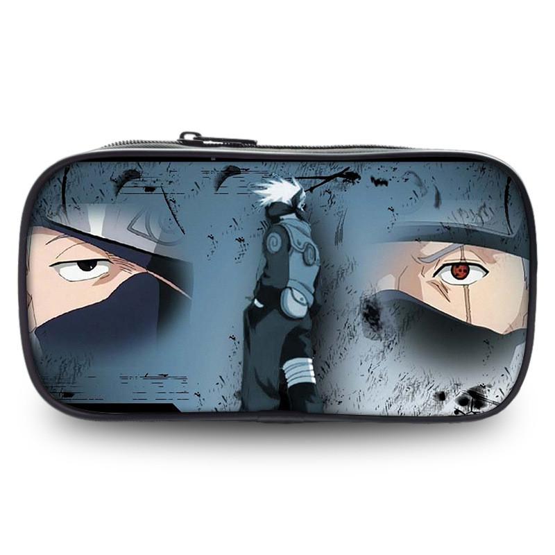 Naruto Themed Anime Printed Student Single Layer Stationery Storage Bag Pencil