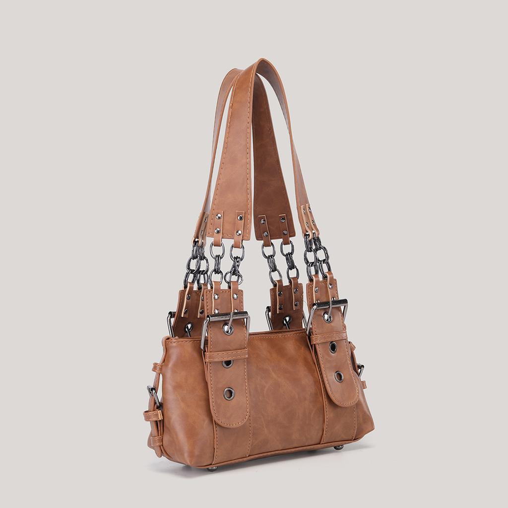 Truck Bag with Large Capacity, Single-shoulder, Underarm Waste Cloth Wind Protection Handbag