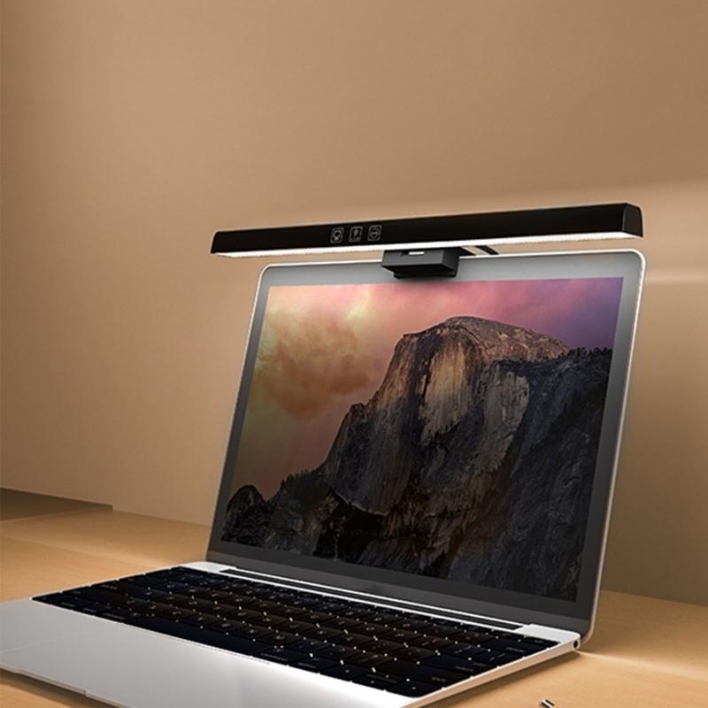 Adjustable Brightness Clip on Reading Light Plastic Texture Suitable for Desktop Screen Energy Efficient LED Task Lamp