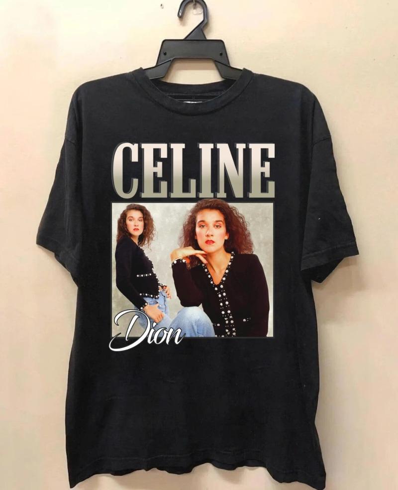 Celine Dion My Heart Will Go On Vintage TShirt Celine Dion Retro TShirt Unisex Graphic Tee Celine Dion 90s Tee Streetwear S
