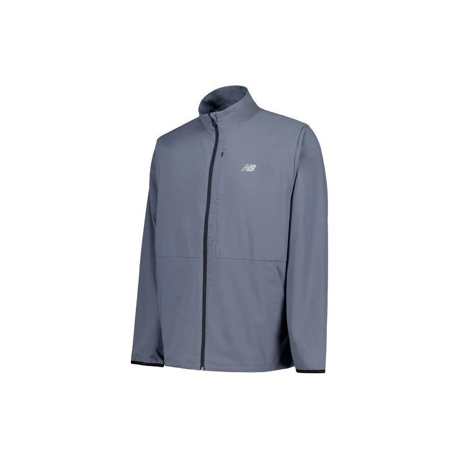 

New Balance Classic Minimalist Running Jacket Men Outerwear Blue MJ41062-GT