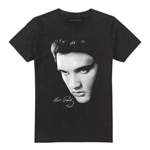 Elvis Presley Unisex Adult Face T-Shirt