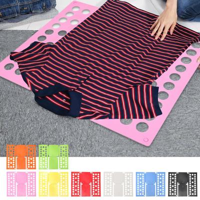 Easy-Fold Plastic Laundry Board for Kids and Adults Home Shirt Folding Storage Tool Quick Clothes Organizer Fold Helper