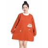 Wear-resisting Cartoon Long-sleeved Apron Thicken Cooking Overcoat Anti-fouling Overalls  Home