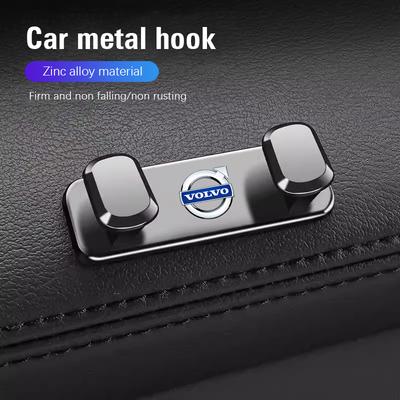 Gancho para Coche de Aleación de Zinc Soporte de Almacenamiento Pegado Aleatoriamente Para XC90 V90 V60 XC60 V40 S80 S60 S90 C40 XC40 V70 XC70 C30 C70 EX90