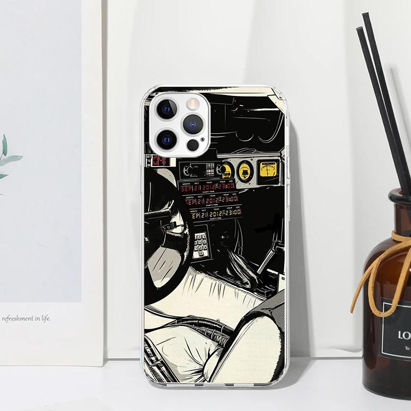 Back To The Future TV Phone Case For Iphone 17 Air 16 15 Plus 16E 14 Pro Max 13 Mini 12 11 7 8 SE Fundas Soft Back Cover 17 Air