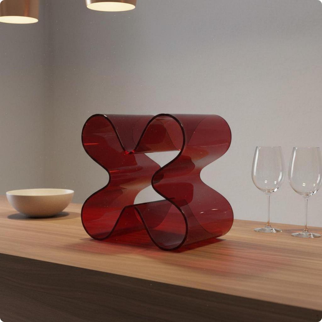 Tabletop Beverage Display Rack Modern Minimal design Countertop Stand Decorative