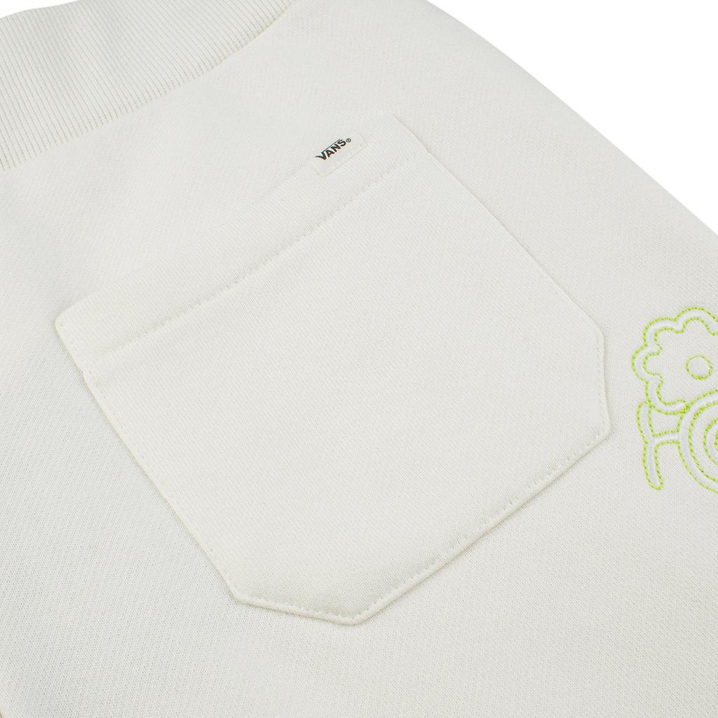 Vans Abstract Pattern Print Elastic Waist Cuffed Casual Pants Women bottoms Off-White VN0A7U83FS8