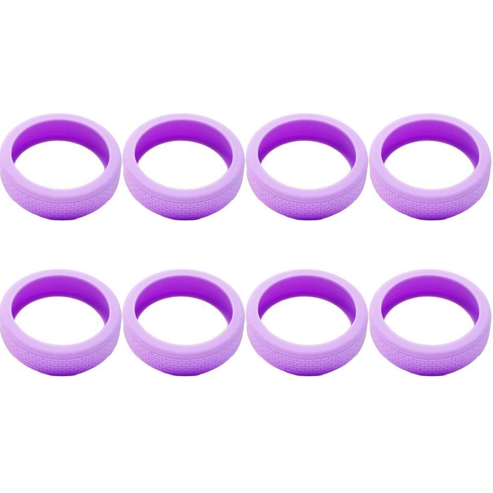 8PCS/Set Silicone Travel Luggage Caster Shoes with Silent Sound Suitcase Parts Suitcase Wheels Protection Cover Reduce Noise