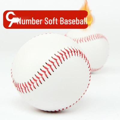 Pelota de Entrenamiento de Béisbol, Talla 9 - Suave para Principiantes: Niños, Estudiantes, Adultos - Ideal para Lanzar y Práctica de Bateo