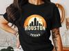 Houston Texas Retro Cityscape Design T-Shirt, Vintage Houston Skyline Graphic Tee, Classic City View Houston T-shirt
