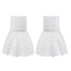 Lightweight Lace Wrist Sleeves Decorative Stretchy Design For Summer Outings Casual Outfits White