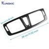 Real Soft Carbon Fiber For Renault Megane RS 2009 2010 2011 2012 2013 2014 LHD RHD Car Center Console Air Outlet Trim Sticker