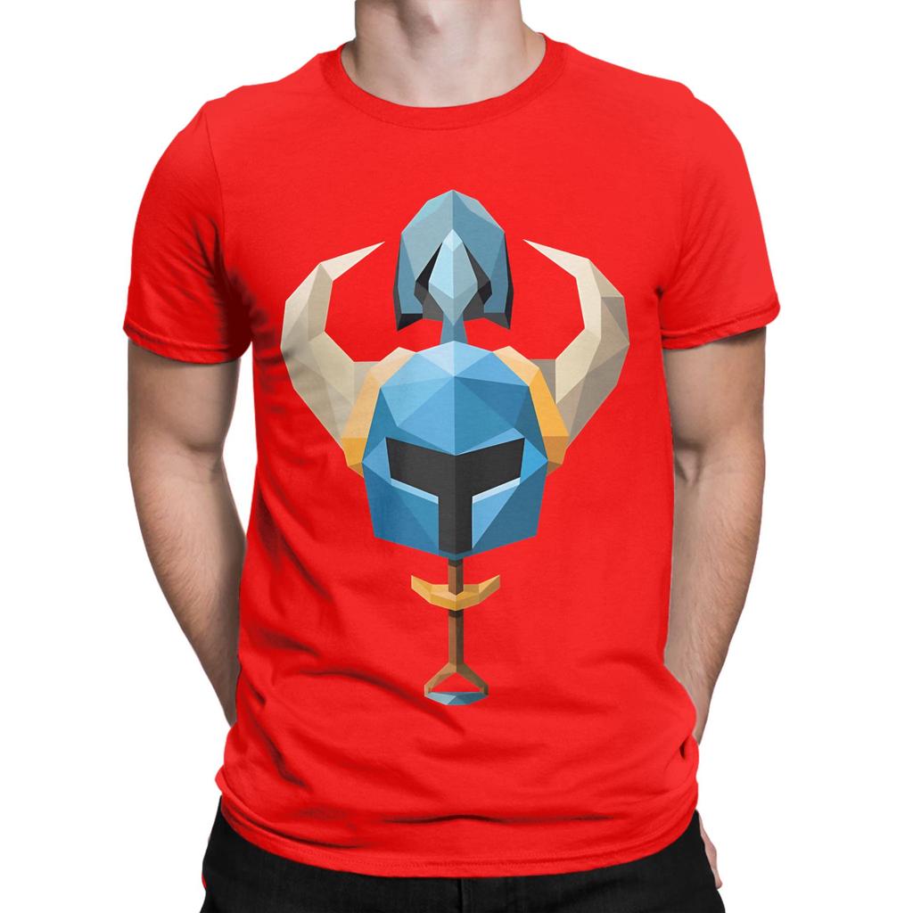 Low Poly Shovel Knight Graphic 100 Cotton TShirt Shovel Knight Tees Tops For Unisex