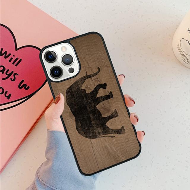 African Elephant Silhouette Phone Case For iPhone 17 Air 15 16 16e 11 12 13 14 Pro Max Cover For iPhone 17 Air Max Plus Fundas