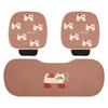 Cute Cat Universal Seat Cushion Covers Four Seasons Comfortable Skin-Friendly Plush Car Headrest Waist Support
