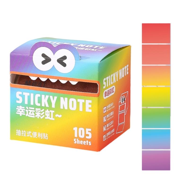 Herausziehbares Notizpapier 150 Blatt Perlglänzende Haftnotizen Notizblöcke zum Schreiben Notizen machen Erinnerung auf Kühlschränken Kalender