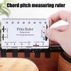 String Height Measurement Tool Multifunctional Guitar Specification Ruler Portable String Action Gauge Luthier Tool for Ukulele Bass Acoustic Guitars