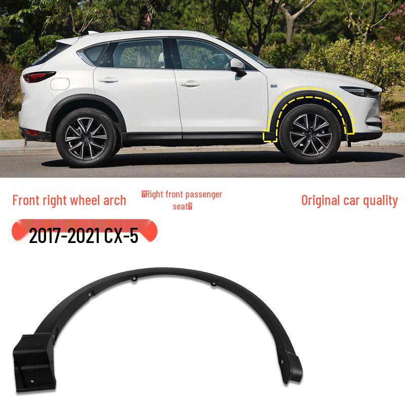 Mazda CX-5 (2013-2024) Wheel Arch Trim & Anti-Scratch Fender Strips for Front & Rear