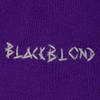 BLACKBLOND BBD Embroth Logo Piercing Beanie (Purple)