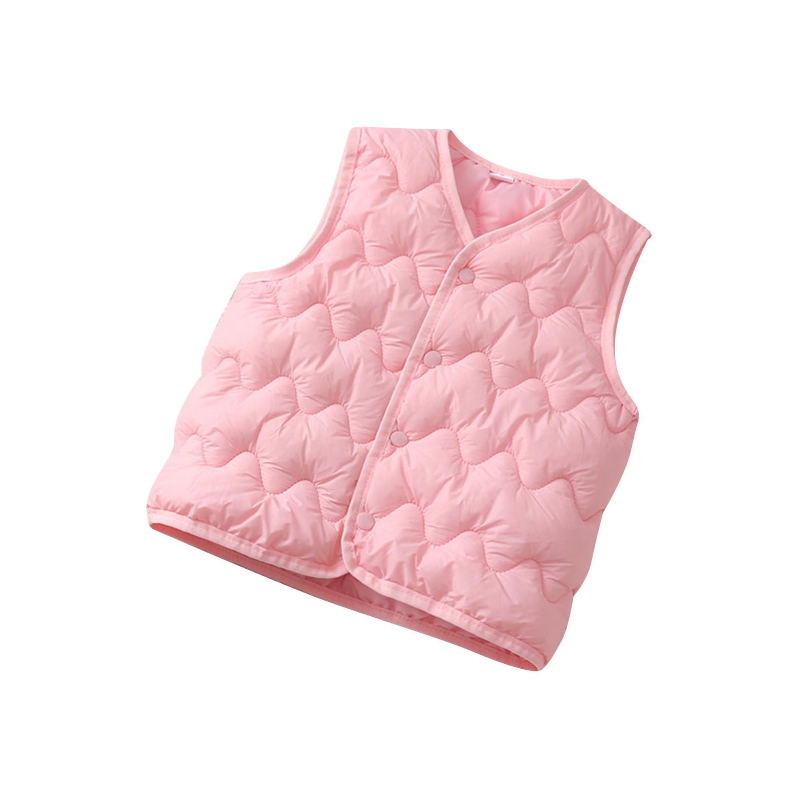 

Зимний детский жилет без рукавов с подкладкой Horse Clip Верхняя одежда Жилеты 120 розовый