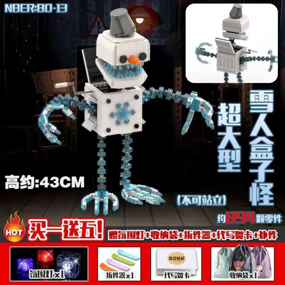 Heiß lächelnde Kreaturen Kapitel 2 Super Große Box Monster Bausteine Set Katzenschlaf Hundetag Catnat Figur Geburtstag Geschenk für Erwachsene