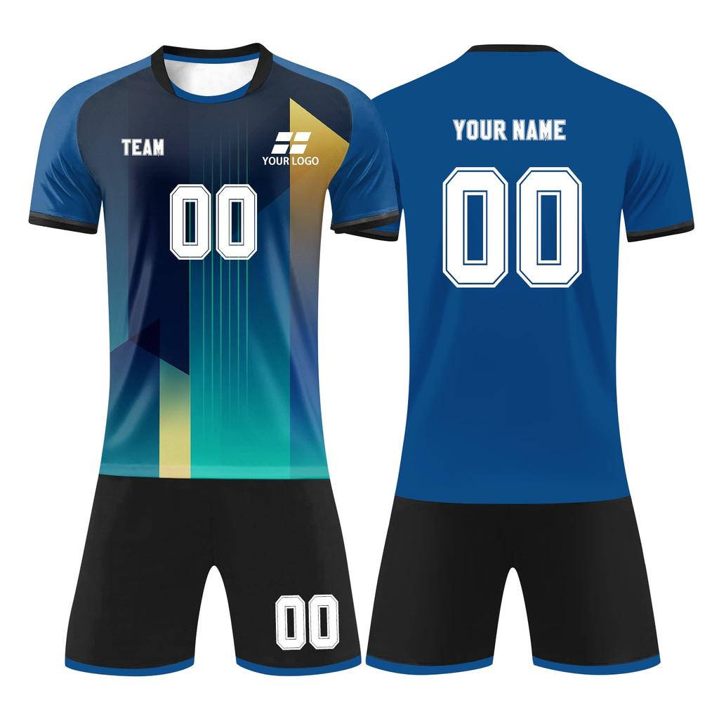 Personlig skjortesett for menn jenter med navnenummer Spesialtilpassede fotballdrakter for gutter treningsdress