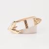 Retro Women's Leather Belt with Trendy Alloy Buckle - Perfect for Jeans and Dresses