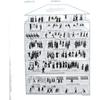 UNIQLO UT Series Letter Pattern Printed Loose Round Neck Short Sleeve T-Shirt Unisex Tops White 457648-00