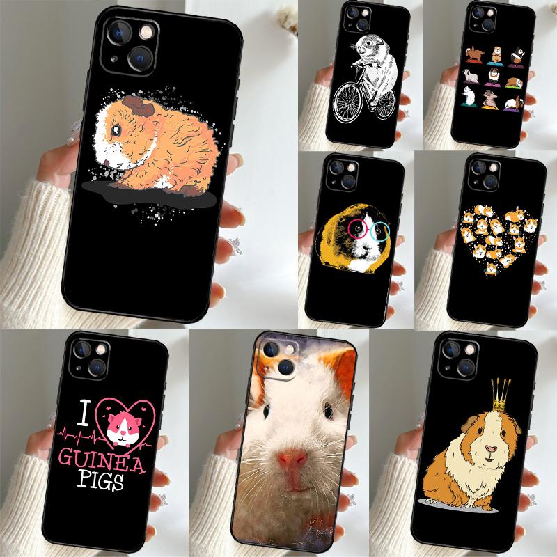 Funny Guinea Pig Case For Samsung Galaxy S25 S24 S23 Ultra S9 S10 S20 S21 S22 Plus S23 FE S25 FE Phone Cover
