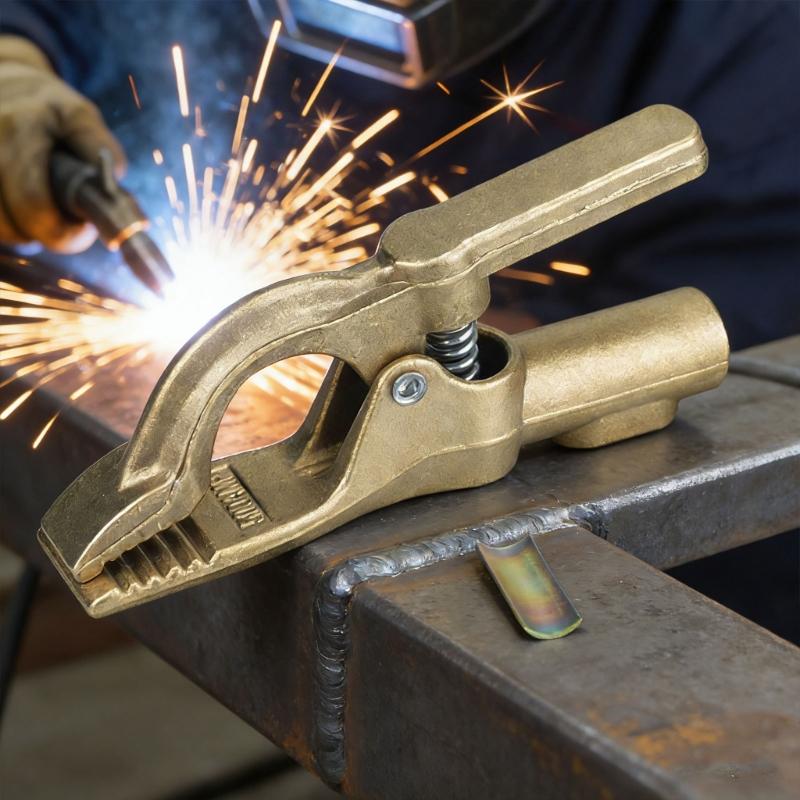 Industrial Copper Welding Ground Clamp Earth Clamp 300A 500A For Secure Electrical Connection And Durability