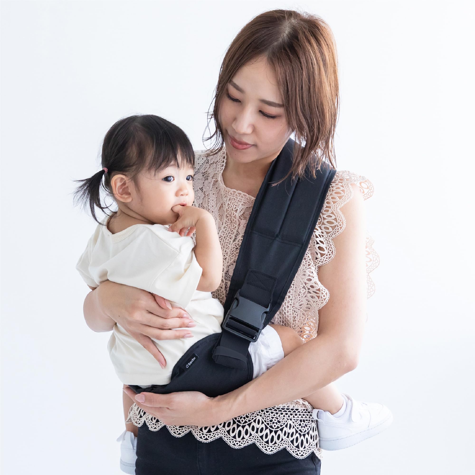 

Dechu Baby Hip Baby Recommended by Childcare with Pocket Passed Tests by Domestic Testing Institutions Sling, Seat, One-Handed, Carrier, Workers, (All