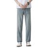 Tencel Jeans Men's Fashion Brand Straight Loose Loose Wide-leg Workwear Summer Thin Casual Ice Silk Long Pants