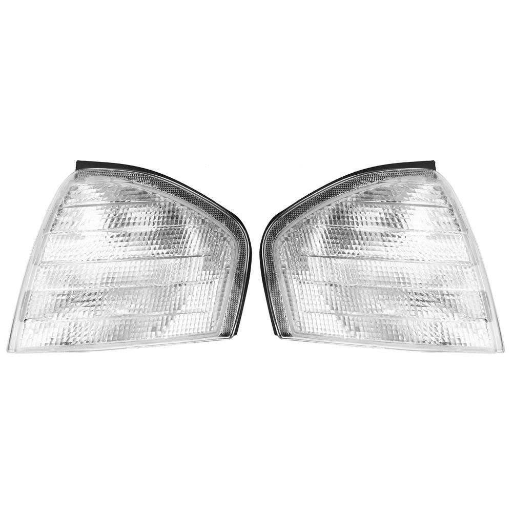 2 stücke Parkplatz Signal Anzeige Ecke Licht Lampe Shell Gehäuse für Mercedes Benz C klasse W202