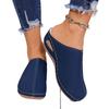 Large size European and American bag head cotton slippers autumn new thick-bottomed velvet lazy slippers