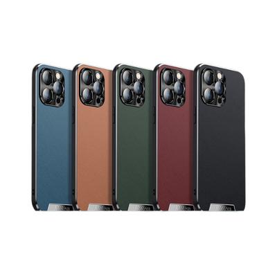 Suitable for Apple 16promax Phone Case Full Cover, IPhone15 Anti-drop 14 Business 13/8/12 High-end Leather Case