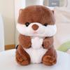 Otter Plush Toy Backpack - Cartoon Otter with Shell Bag for Kids