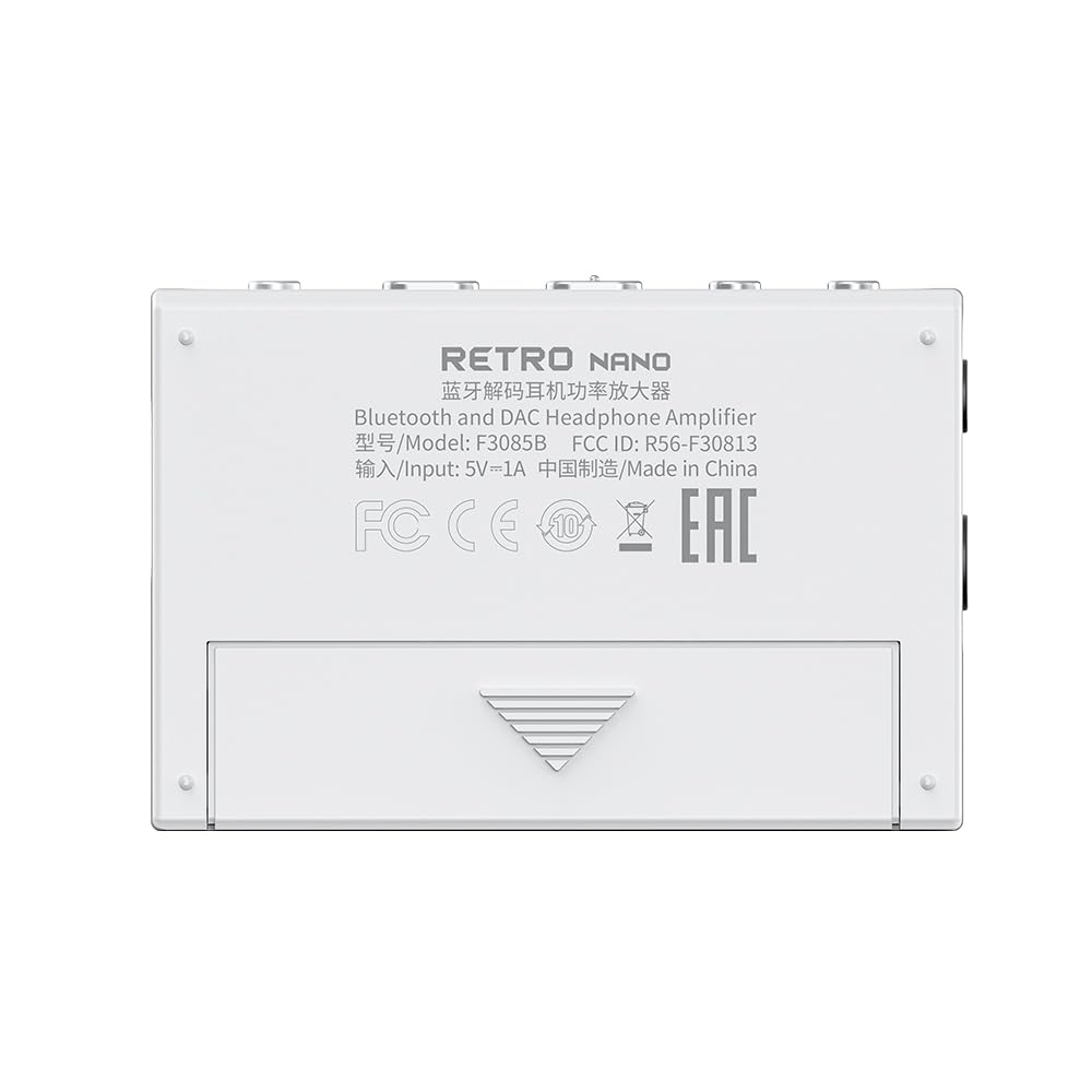 FIIO Snowsky RETRO NANO FIO-SSRETRONANO [Ships from an Authorized Japanese Retailer, Serial Number Included] Portable Bluetooth Amplifier (White)