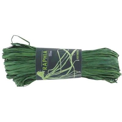 CTOP Ball Raphia Natural 50 G Dark Green