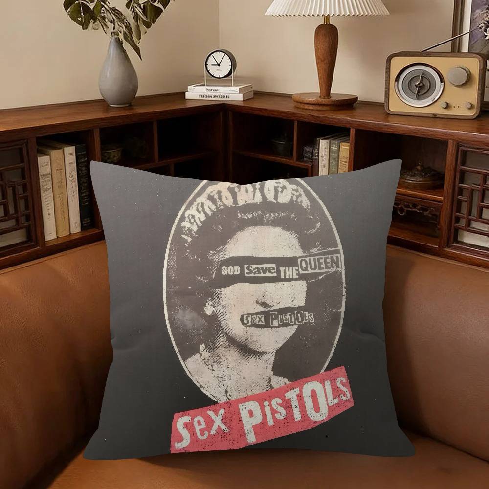 PUNKS SSex PPistolsS Cushion Personalized Pillow Dust Cover Bedroom Kids Party Decoration Pillowcase Birthday Children Gift