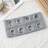 Fashion Ribbed Headbands with Metal Ring Details Stylish Stretch Hair Bands for Women Girls Casual Streetwear Hair Accessories