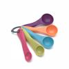 5pcs/Set Colorful Coffee Measuring Spoons Plastic (1/2.5/5/7.5/15ml) Spoon Super Useful Sugar Coffee Cake Baking SpoonAA