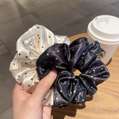 Fashion Satin Fabric Hairband for Women Simple Elegant Hair Ties Rubber Band Ponytail Hair Rope Girl Hair Accessories