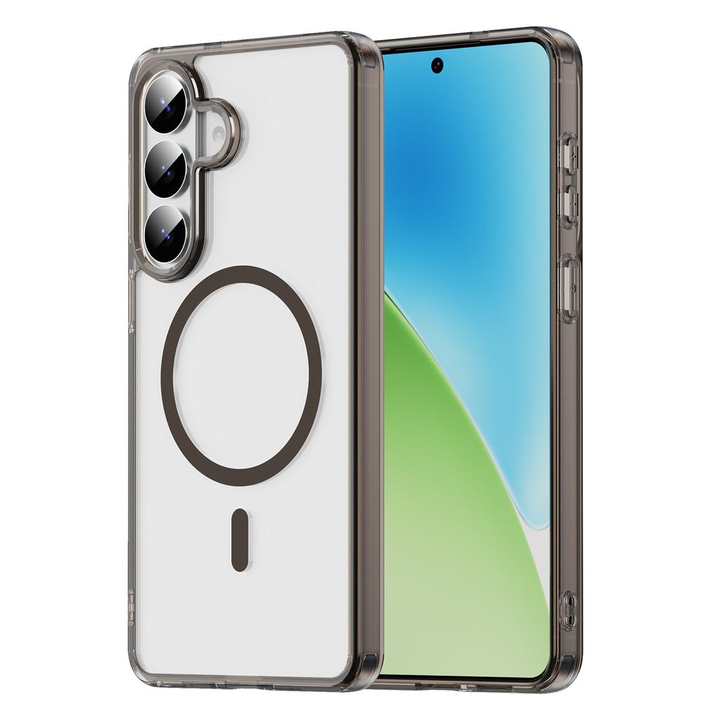 Luxus Transparent Magnetisch Für Magsafe Hülle Für Samsung Galaxy S26 Edge S25 FE S24 Ultra Plus A16 A17 A36 A56 A37 A57 5G Abdeckung