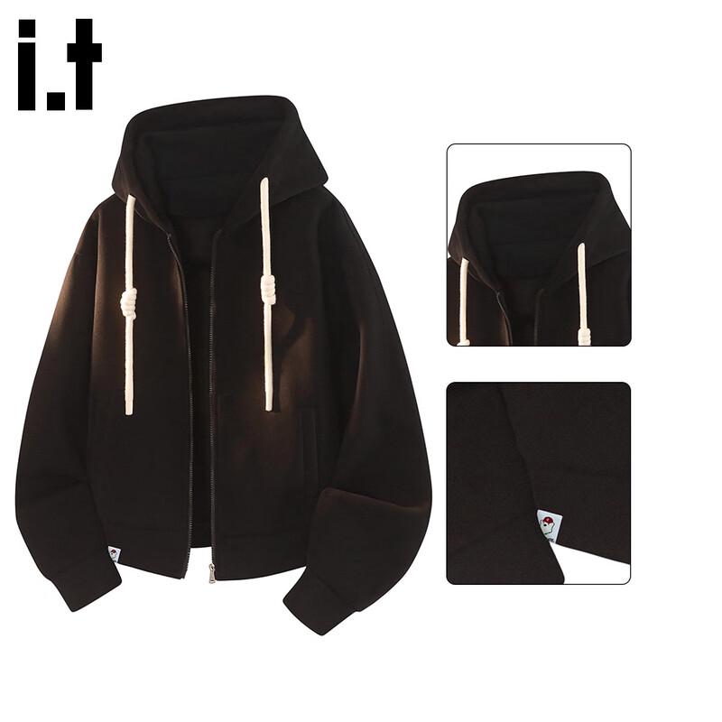 

:CHOCOOLATE Women s Relaxed Hooded Cardigan Sweatshirt S