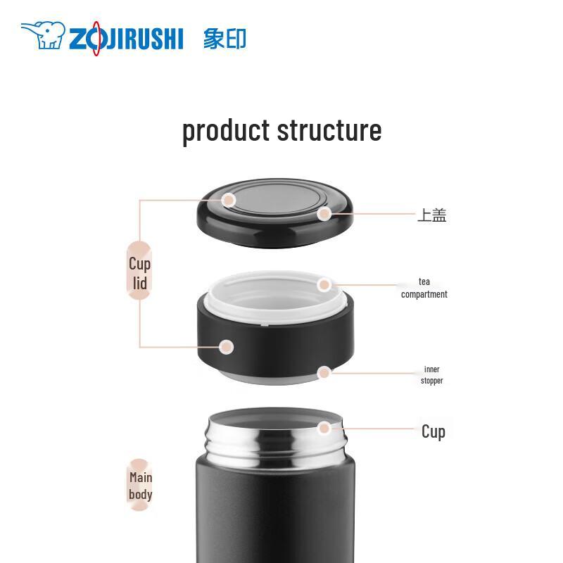 Zojirushi 500ml Stainless Steel Insulated Mug