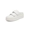 Marsoonism Color Matching Dissolving Shoes Women's Little White Shoes Leather Biscuit Shoes Casual Thick Baseplate Shoes