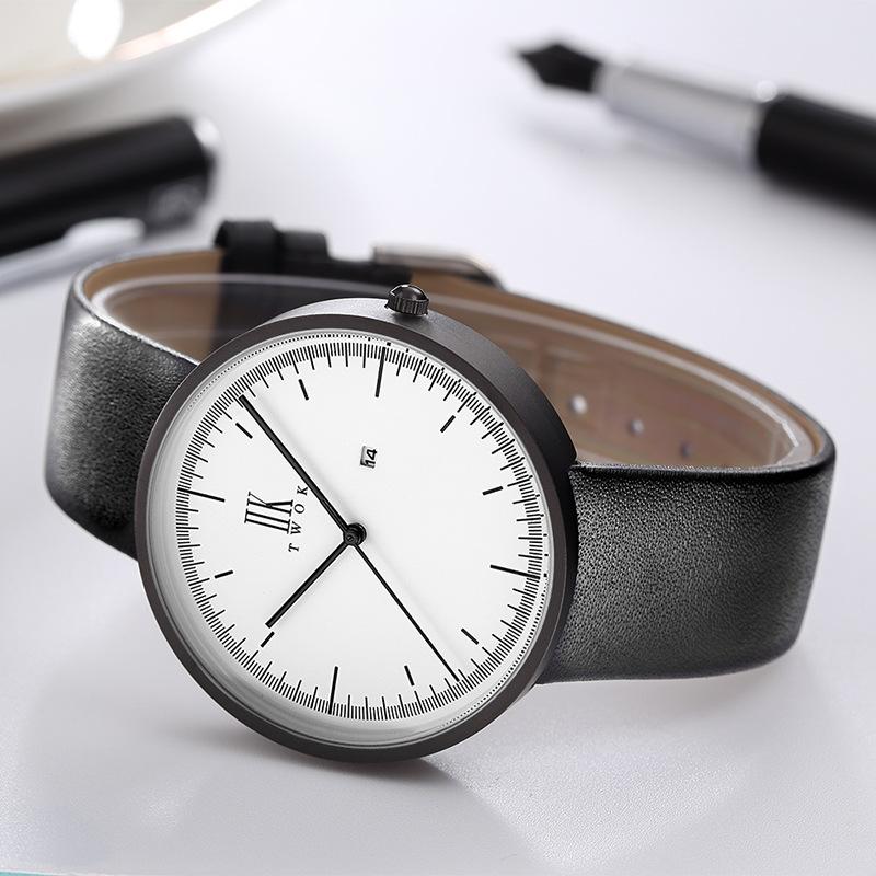 IIK Men's Watch Simple Men's Watch with Calendar Men's Watch