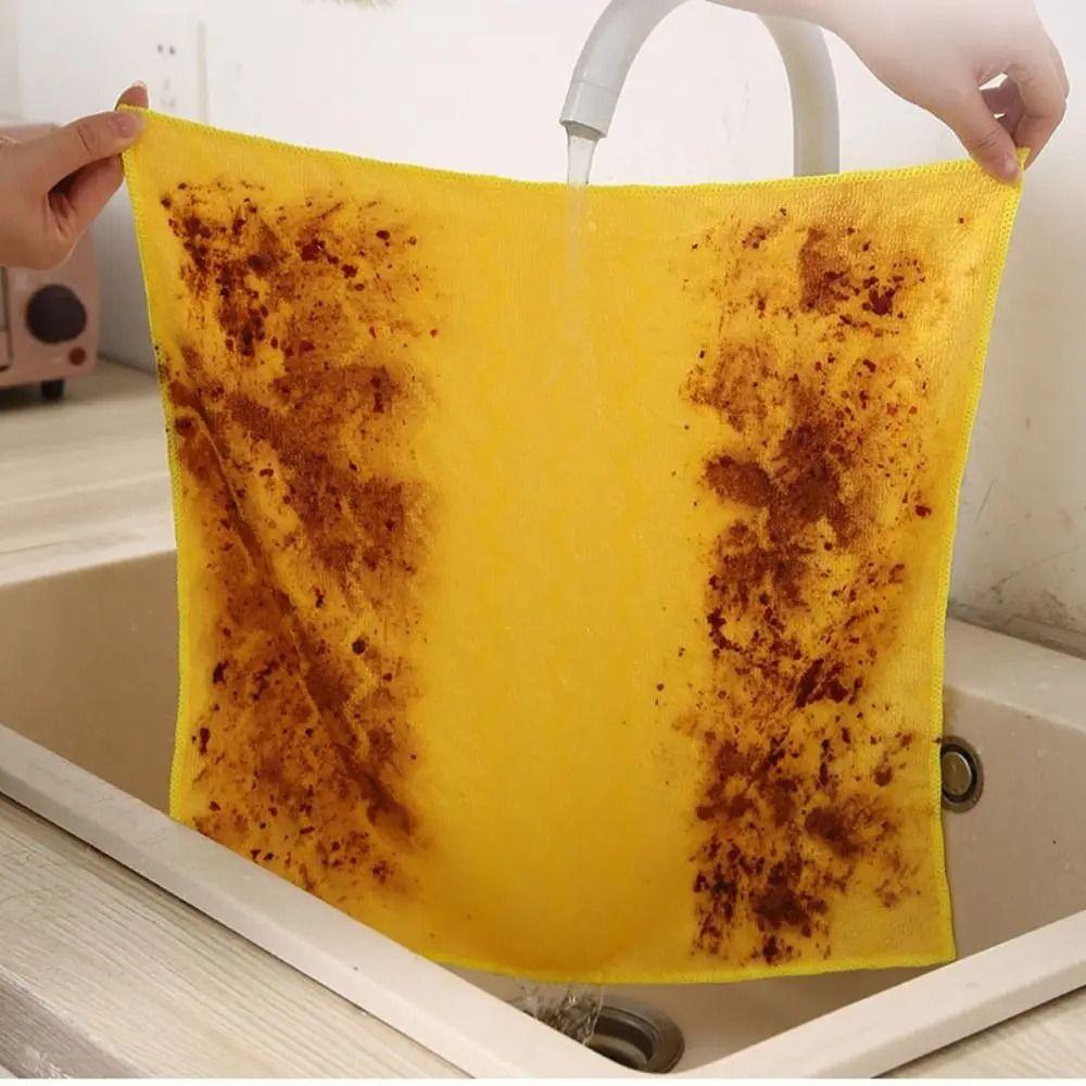 20Pcs Soft Microfibre Cleaning Cloths Thickened Household Cleaning Towels  House Cleaning