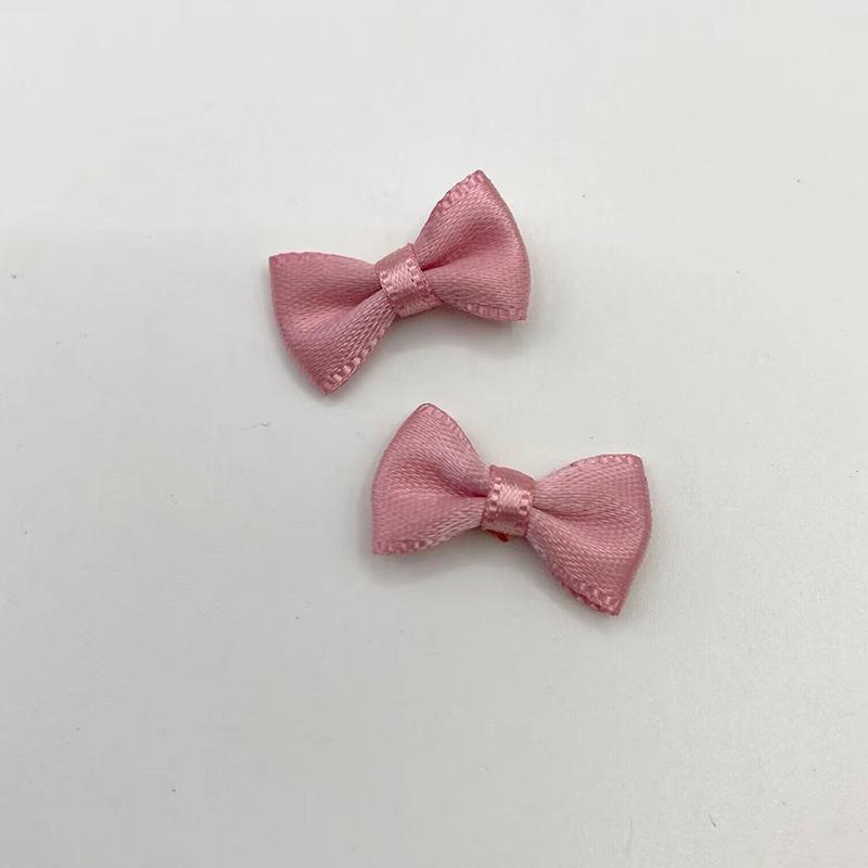 2cm Handmade Mini Cotton Bows for DIY Clothing & Doll Accessories